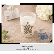 Personalized Natural Soy Candle as Gift with Beautiful Box